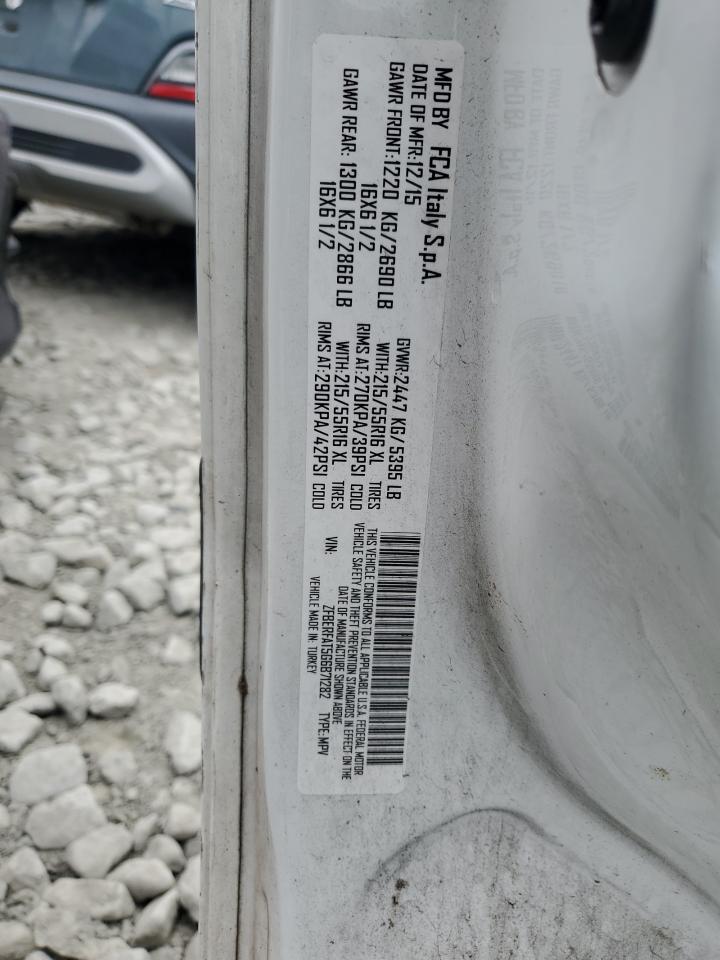 2016 Ram Promaster City VIN: ZFBERFAT5G6B71282 Lot: 90063505