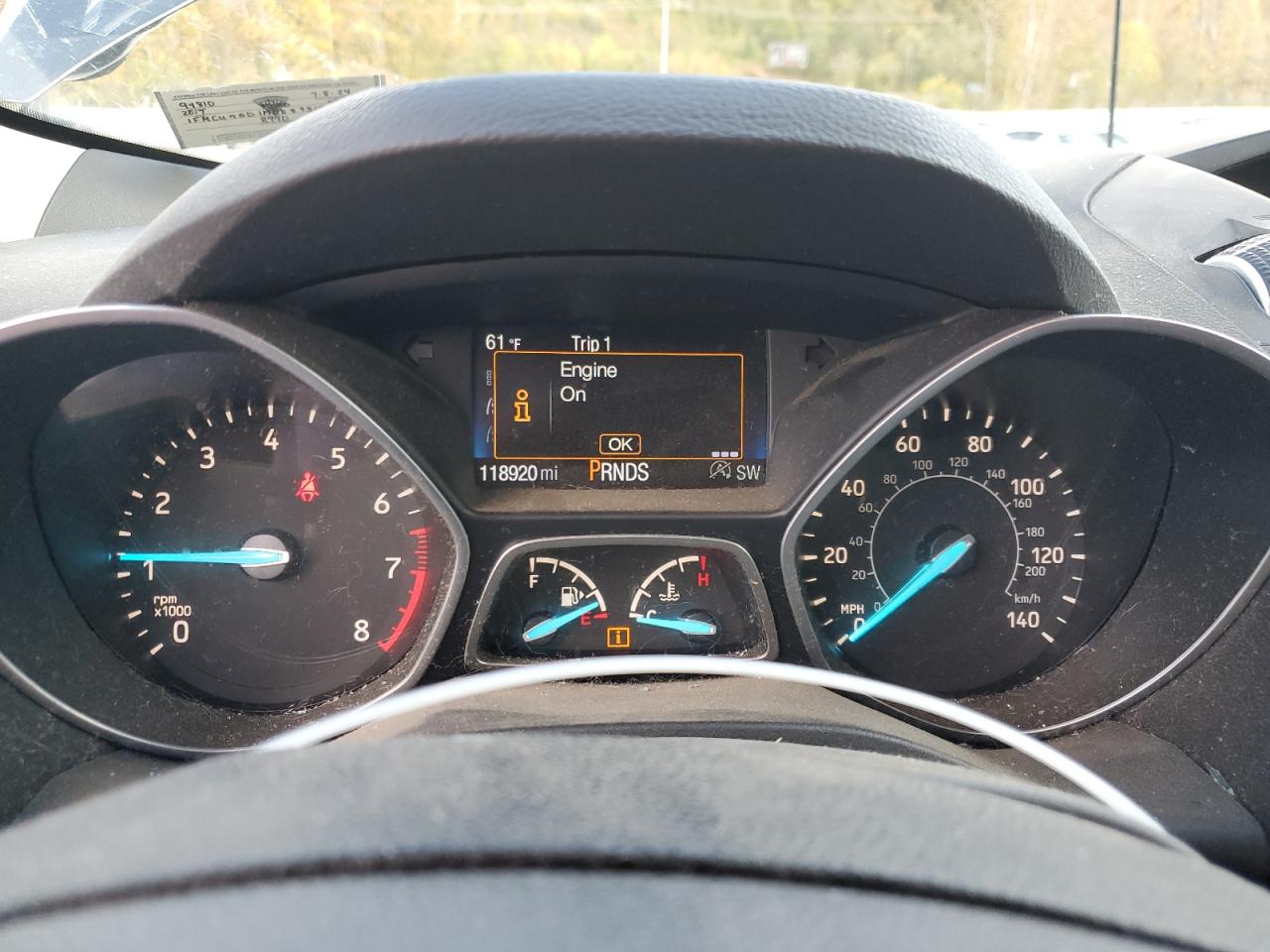 2017 Ford Escape Se VIN: 1FMCU9GD1HUE89314 Lot: 86889965