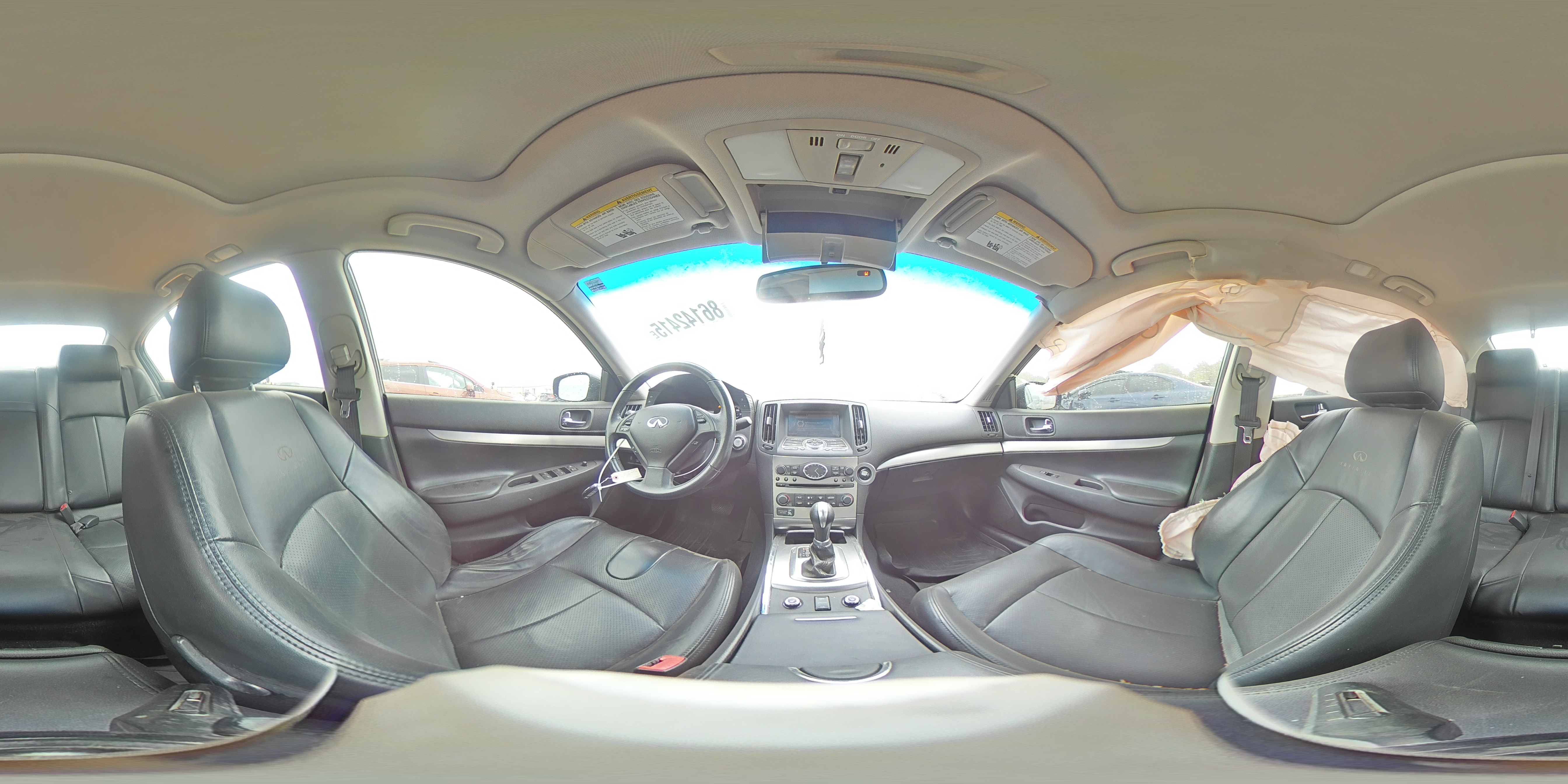 2012 Infiniti G25 VIN: JN1DV6AR7CM861419 Lot: 86142415