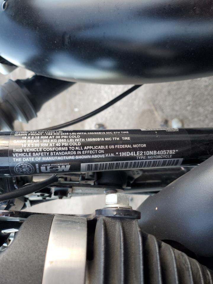 2022 Harley-Davidson Xl883 N VIN: 1HD4LE210NB405782 Lot: 87110545