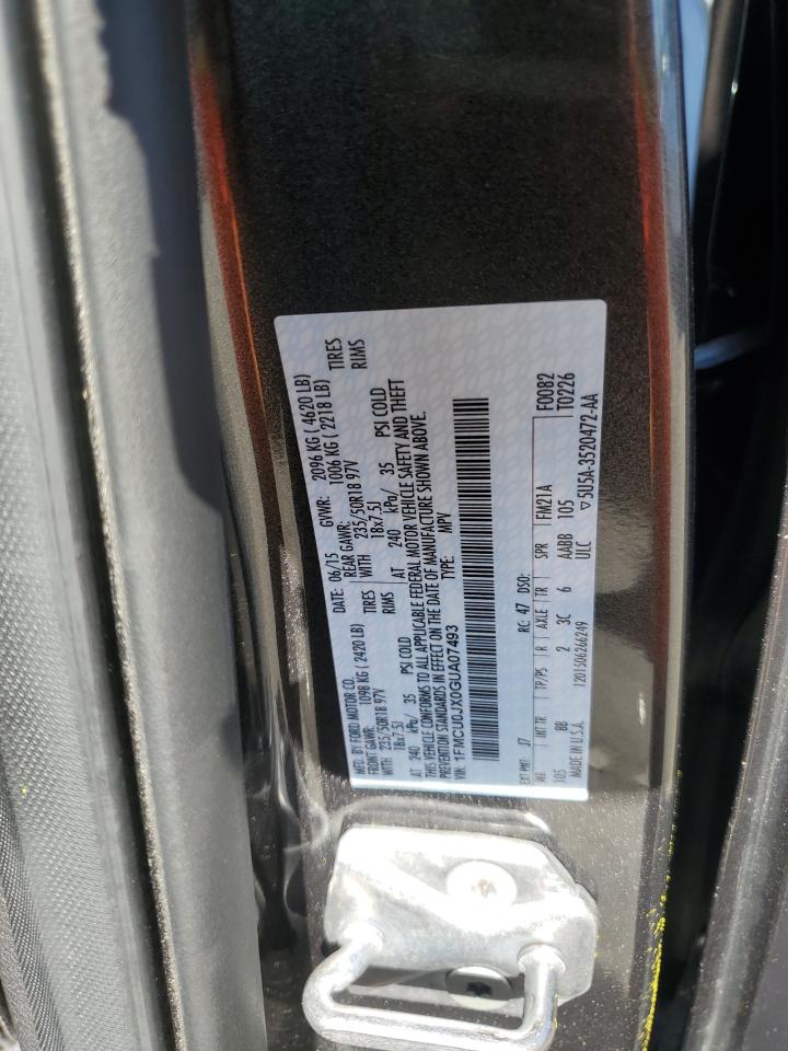 2016 Ford Escape Titanium VIN: 1FMCU0JX0GUA07493 Lot: 84804645