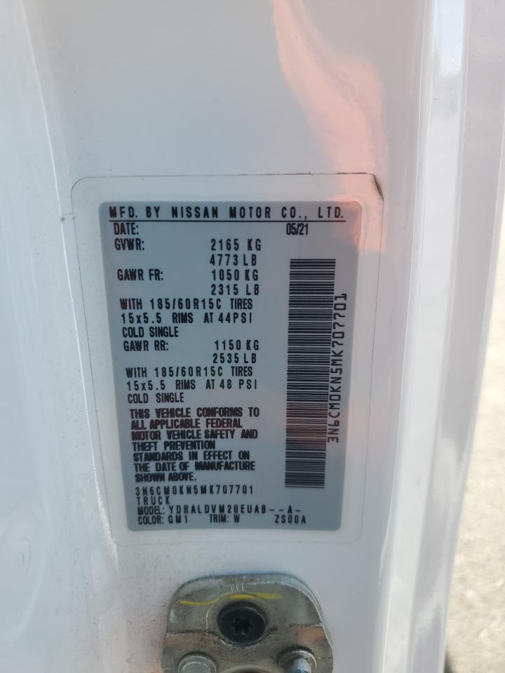 2021 Nissan Nv200 2.5S VIN: 3N6CM0KN5MK707701 Lot: 84437935