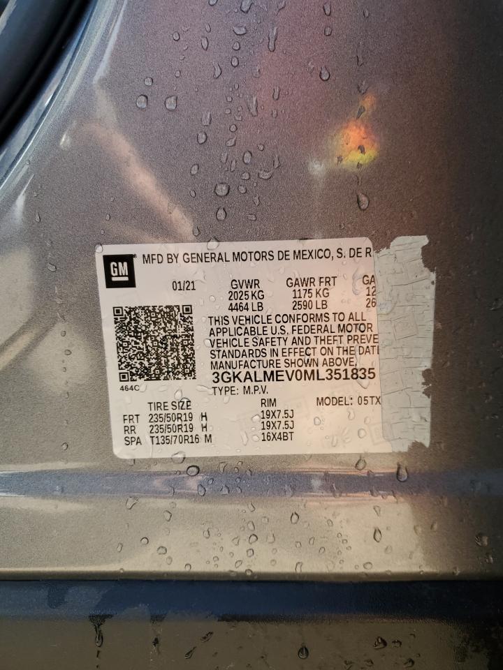 2021 GMC Terrain Sle VIN: 3GKALMEV0ML351835 Lot: 81517115