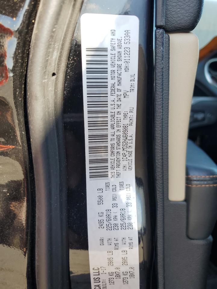 2017 Jeep Cherokee Limited VIN: 1C4PJMDS2HW609081 Lot: 85292185