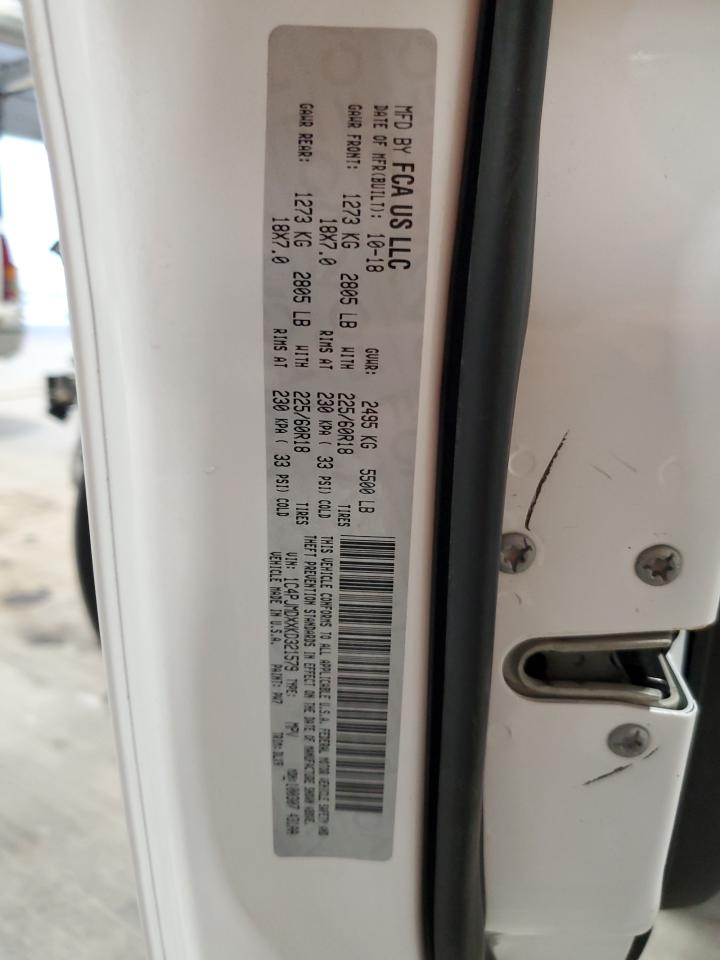 2019 Jeep Cherokee Limited VIN: 1C4PJMDXXKD321579 Lot: 89722465