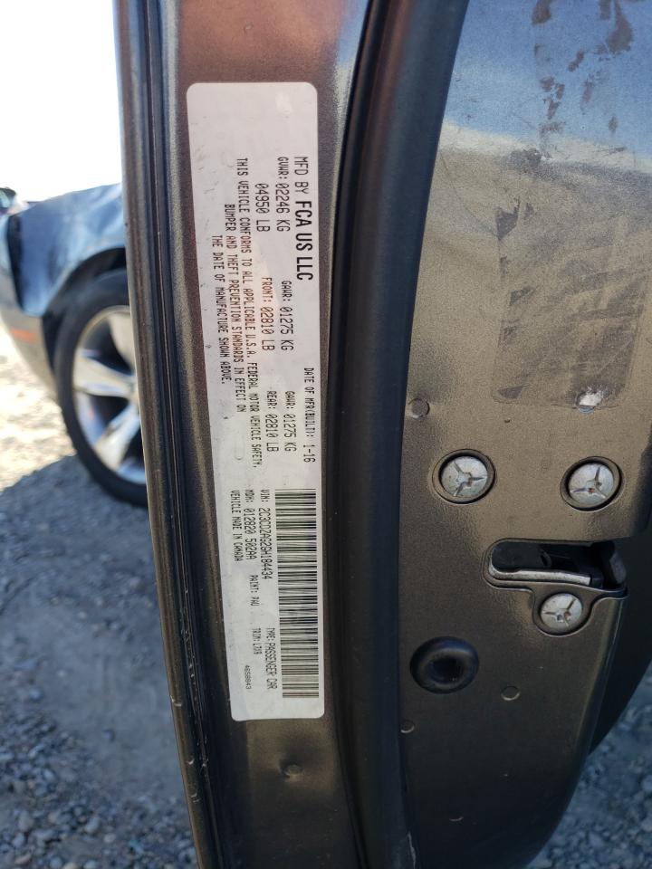 2016 Dodge Challenger Sxt VIN: 2C3CDZAG2GH184434 Lot: 85907665