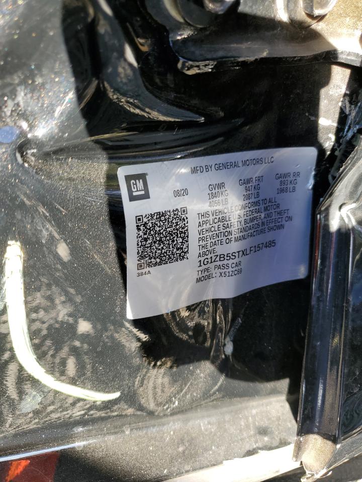 2020 Chevrolet Malibu Ls VIN: 1G1ZB5STXLF157485 Lot: 81921545