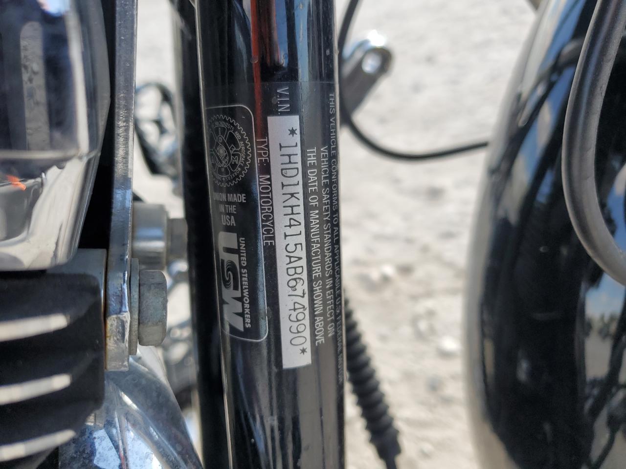 2010 Harley-Davidson Fltrx VIN: 1HD1KH415AB674990 Lot: 86873735