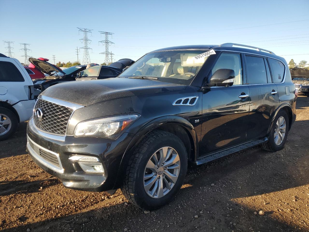 INFINITI QX80 2017. Lot# 89575065. VIN JN8AZ2NF9H9642280. Photo 1