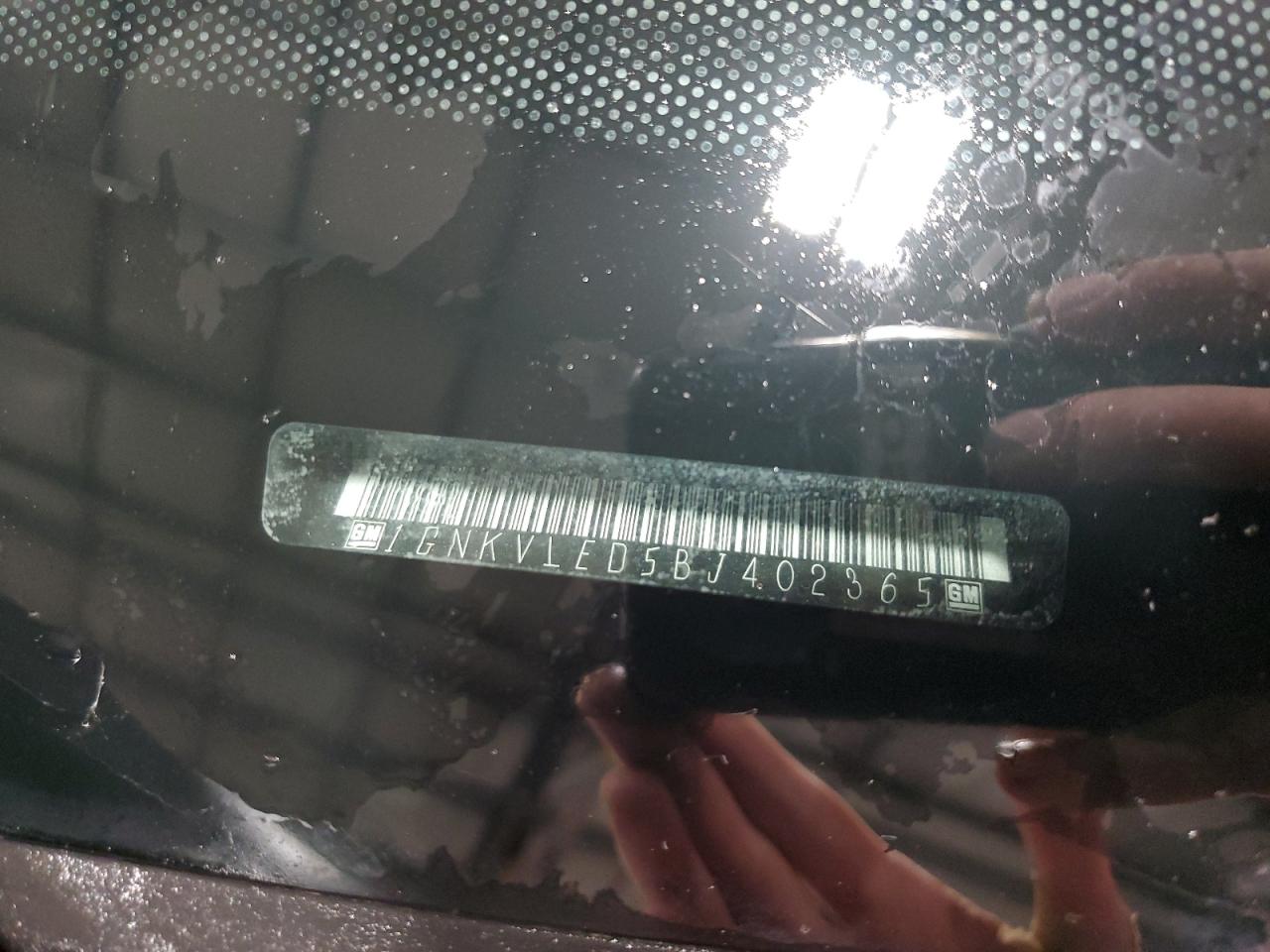 2011 Chevrolet Traverse Ltz VIN: 1GNKVLED5BJ402365 Lot: 90252265