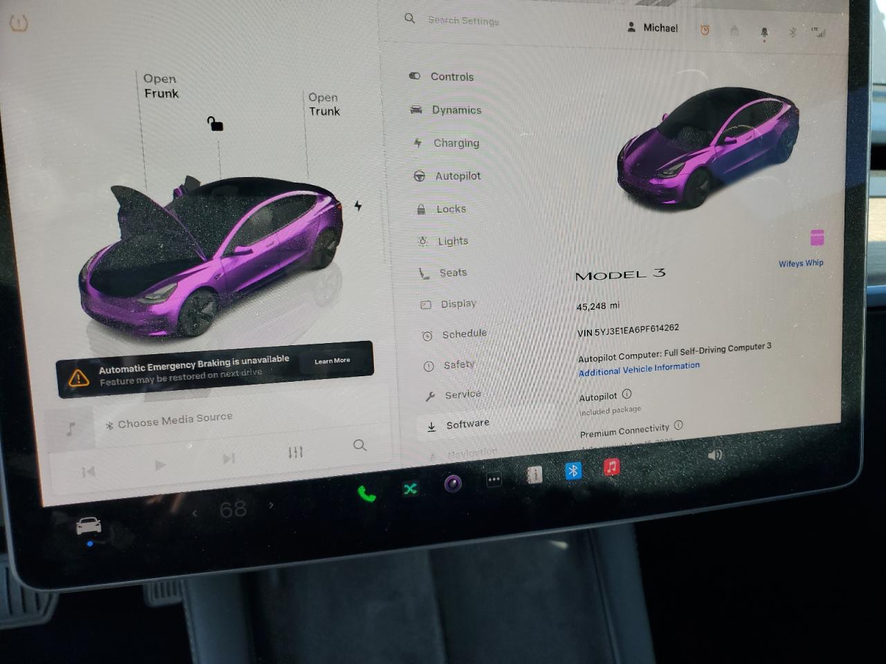 2023 Tesla Model 3 VIN: 5YJ3E1EA6PF614262 Lot: 82703145