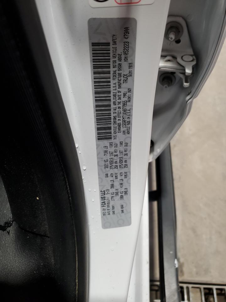 2019 Ram 1500 Big Horn/Lone Star VIN: 1C6SRFMT1KN877955 Lot: 89848515