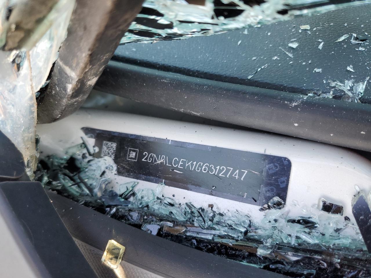 2016 Chevrolet Equinox Lt VIN: 2GNALCEK1G6312747 Lot: 90476525