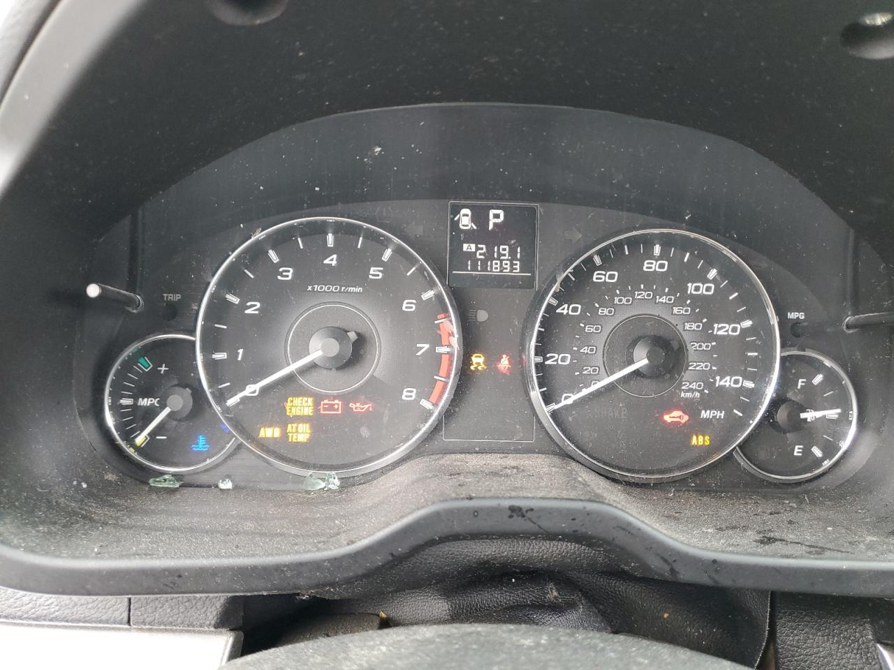 2012 Subaru Legacy 2.5I VIN: 4S3BMBA66C3032580 Lot: 87245625