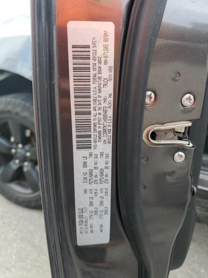 2017 Ram 1500 St VIN: 1C6RR7KT1HS854872 Lot: 85811085