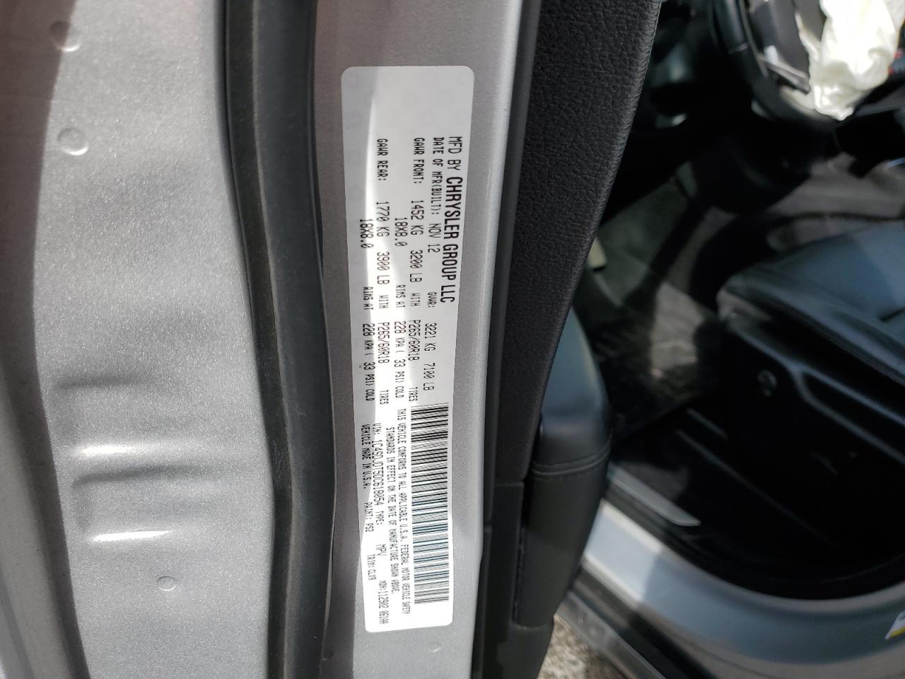 2013 Dodge Durango Crew VIN: 1C4SDJDT5DC618054 Lot: 87378295