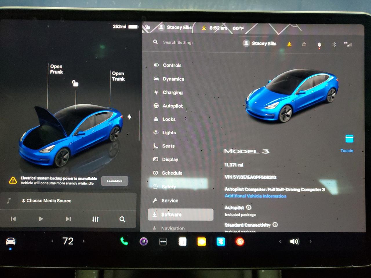 2023 Tesla Model 3 VIN: 5YJ3E1EA0PF508213 Lot: 84864255