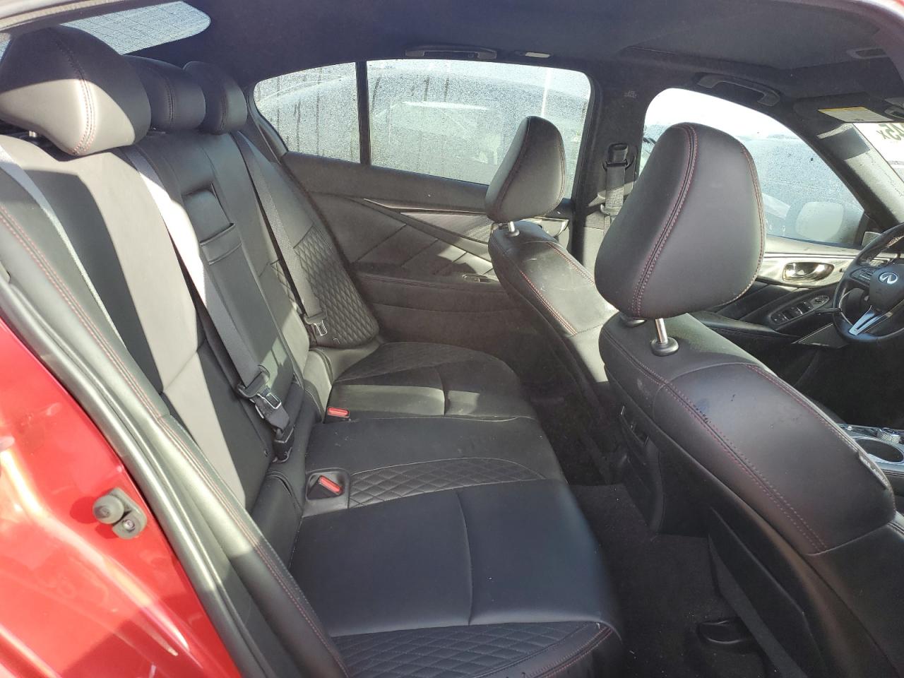 2018 Infiniti Q50 Red Sport 400 VIN: JN1FV7AR3JM481148 Lot: 89856345