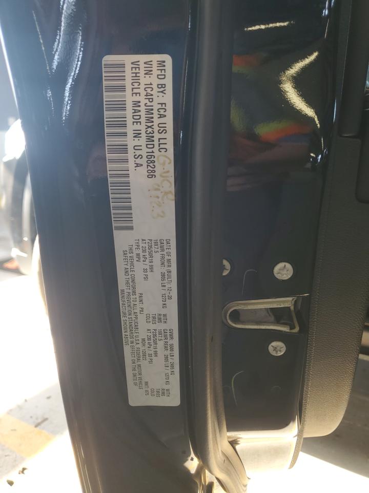 2021 Jeep Cherokee Latitude Lux VIN: 1C4PJMMX3MD168286 Lot: 84913105