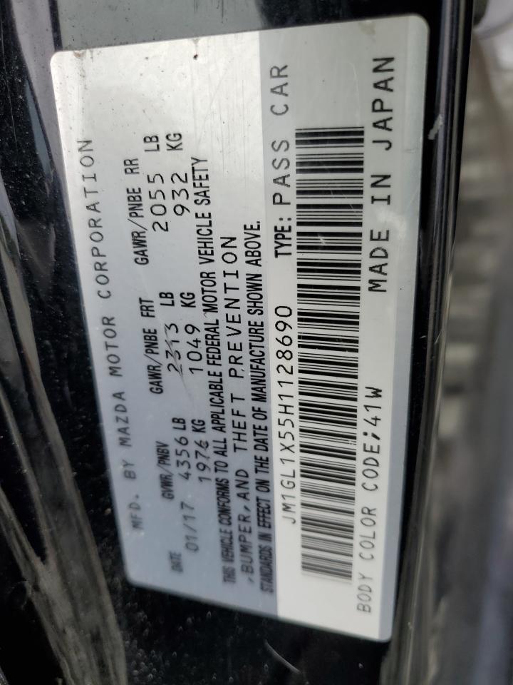 2017 Mazda 6 Grand Touring VIN: JM1GL1X55H1128690 Lot: 86227705