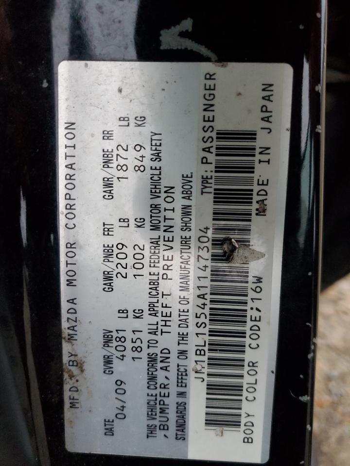 2010 Mazda 3 S VIN: JM1BL1S54A1147304 Lot: 82487385