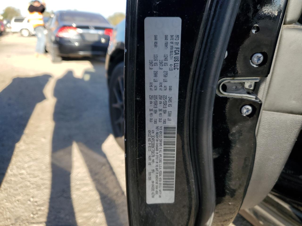 2019 Dodge Journey Se VIN: 3C4PDCBB9KT758170 Lot: 90501415