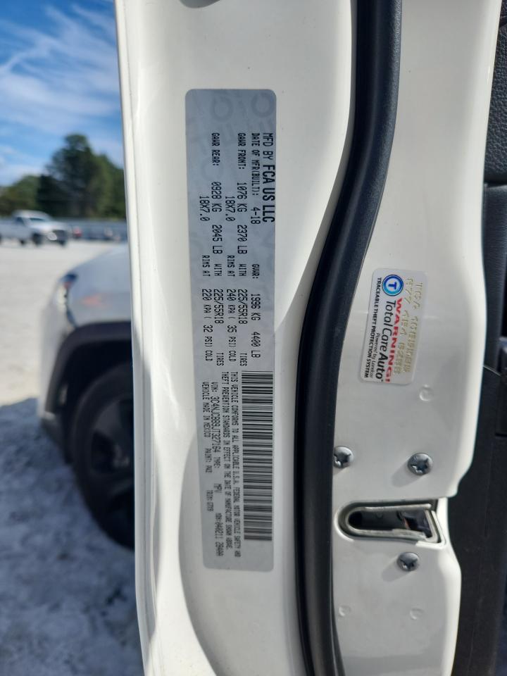 2018 Jeep Compass Latitude VIN: 3C4NJCBB9JT327164 Lot: 85785555