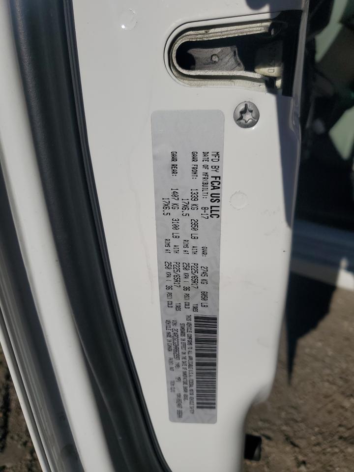 2017 Dodge Grand Caravan Sxt VIN: 2C4RDGCG3HR862997 Lot: 86862265