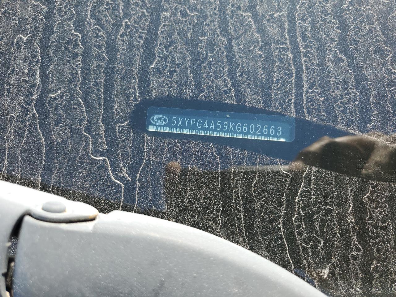 2019 Kia Sorento Lx VIN: 5XYPG4A59KG602663 Lot: 86464205