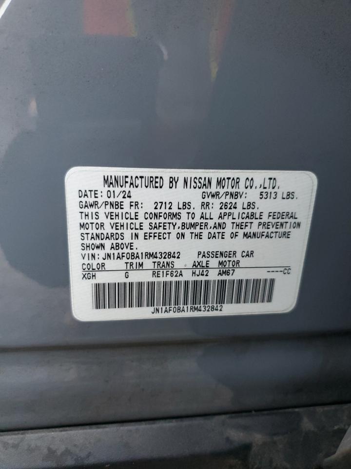 2024 Nissan Ariya Engage VIN: JN1AF0BA1RM432842 Lot: 82043175