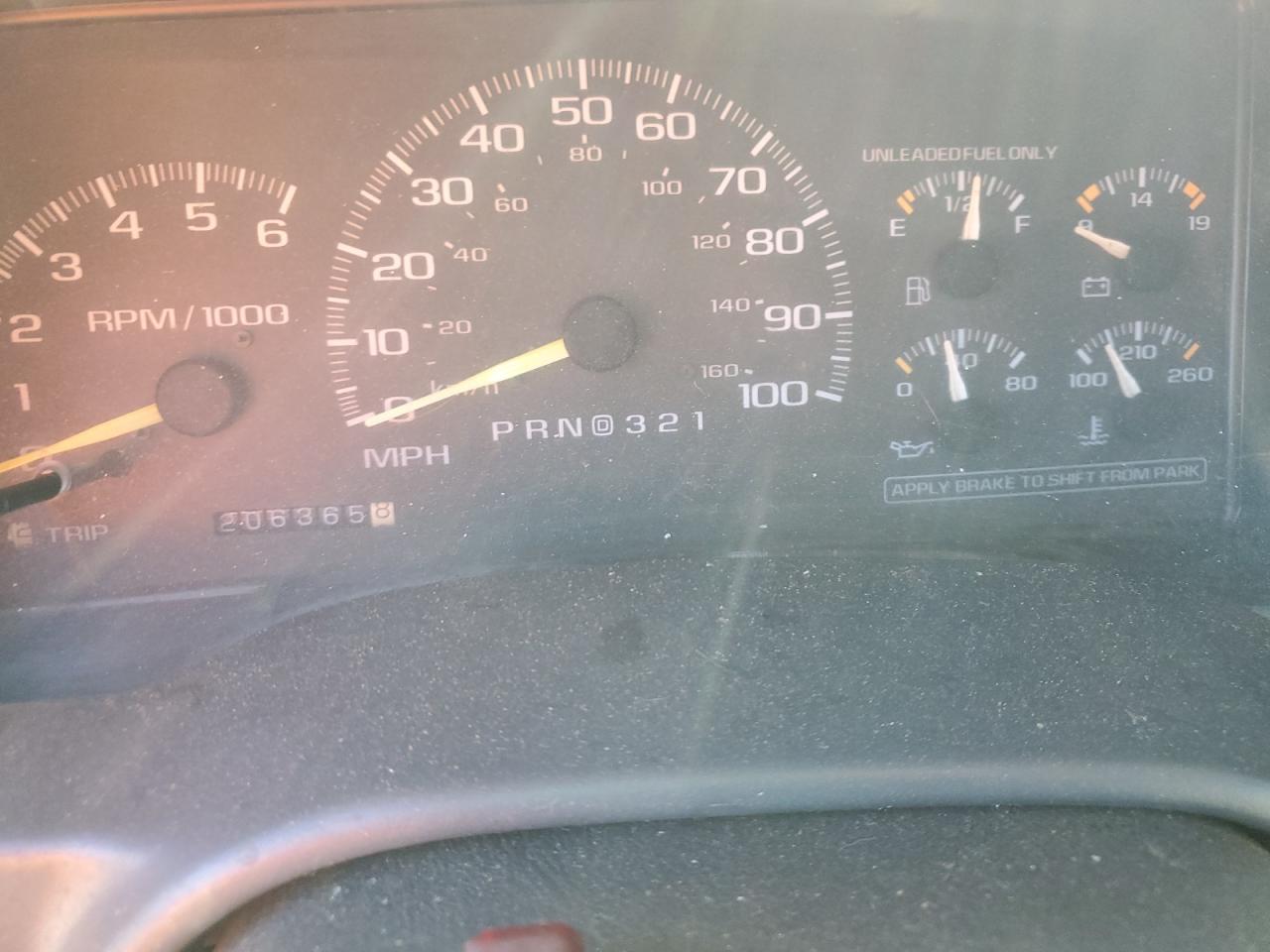 1997 Chevrolet Tahoe K1500 VIN: 3GNEK18R2VG102838 Lot: 86665815