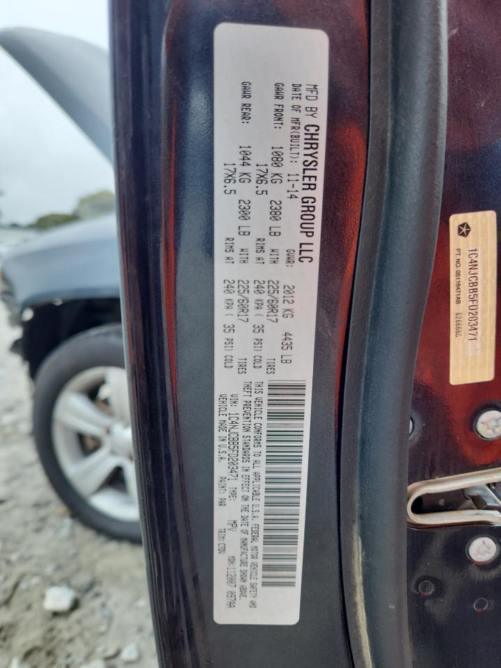 2015 Jeep Compass Sport VIN: 1C4NJCBB5FD203471 Lot: 82299735