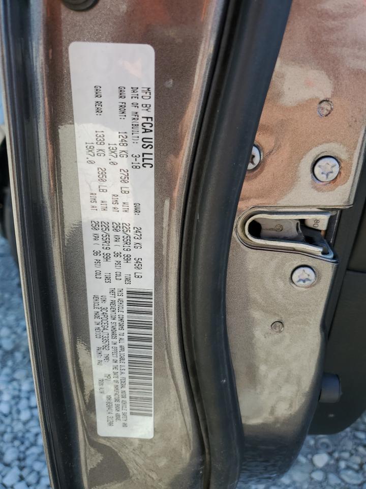 2018 Dodge Journey Gt VIN: 3C4PDCEG4JT335762 Lot: 71166515