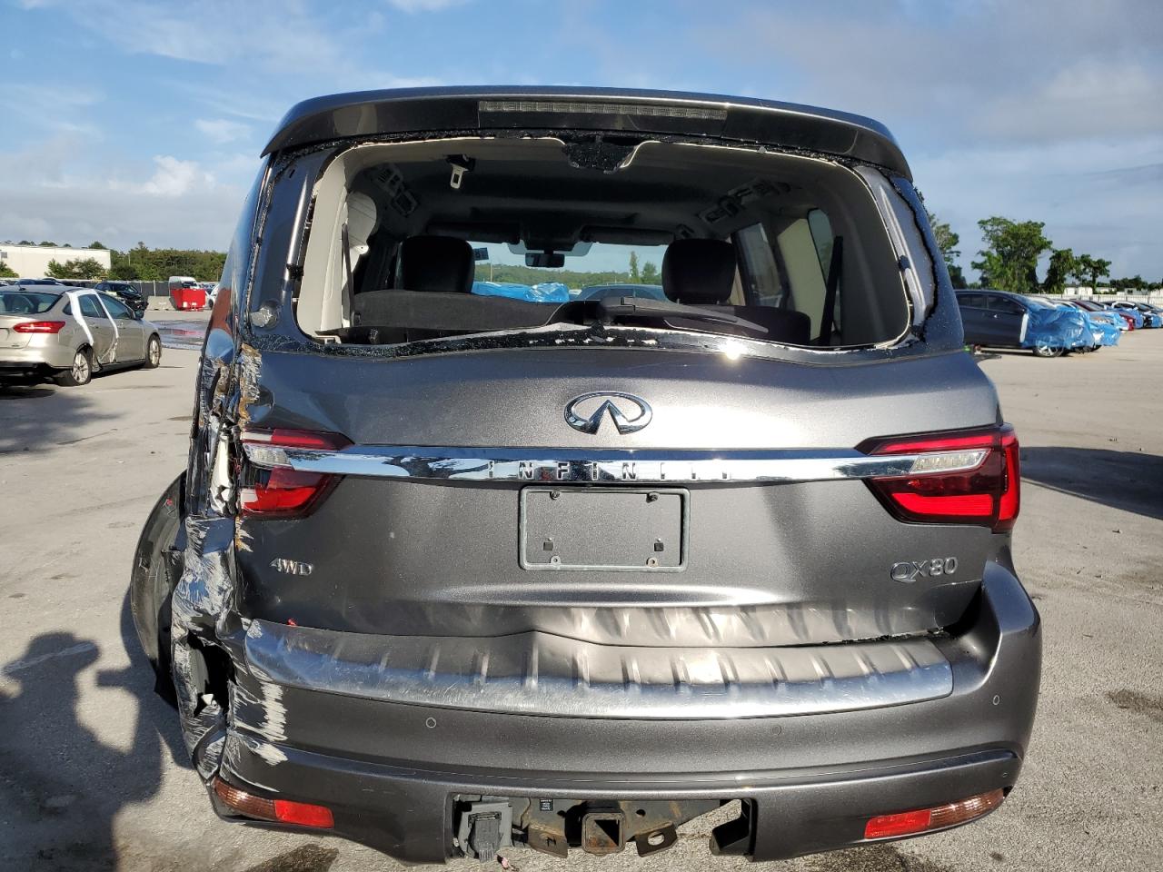 2020 Infiniti Qx80 Luxe VIN: JN8AZ2NE0L9252474 Lot: 82303685