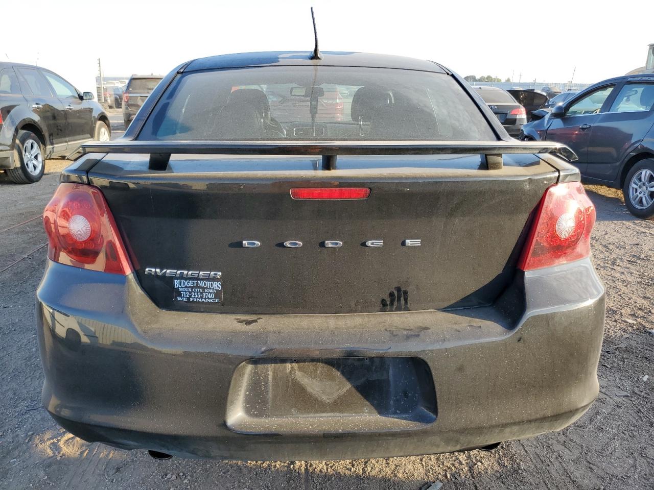 2013 Dodge Avenger Sxt VIN: 1C3CDZCG1DN703036 Lot: 81941565