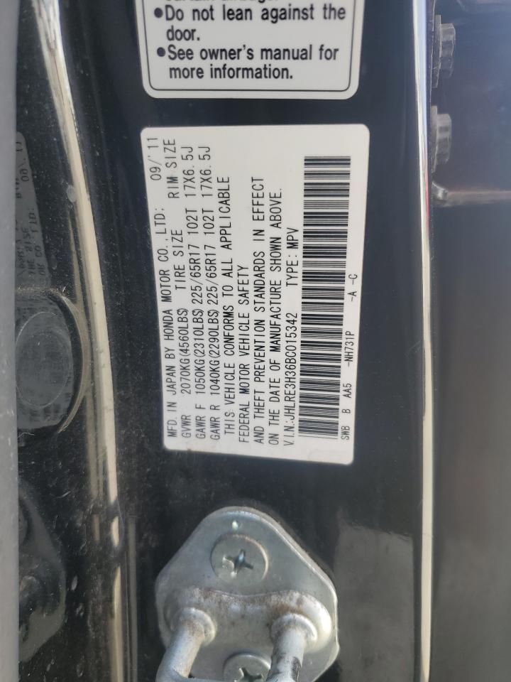 2011 Honda Cr-V Lx VIN: JHLRE3H36BC015342 Lot: 82433825