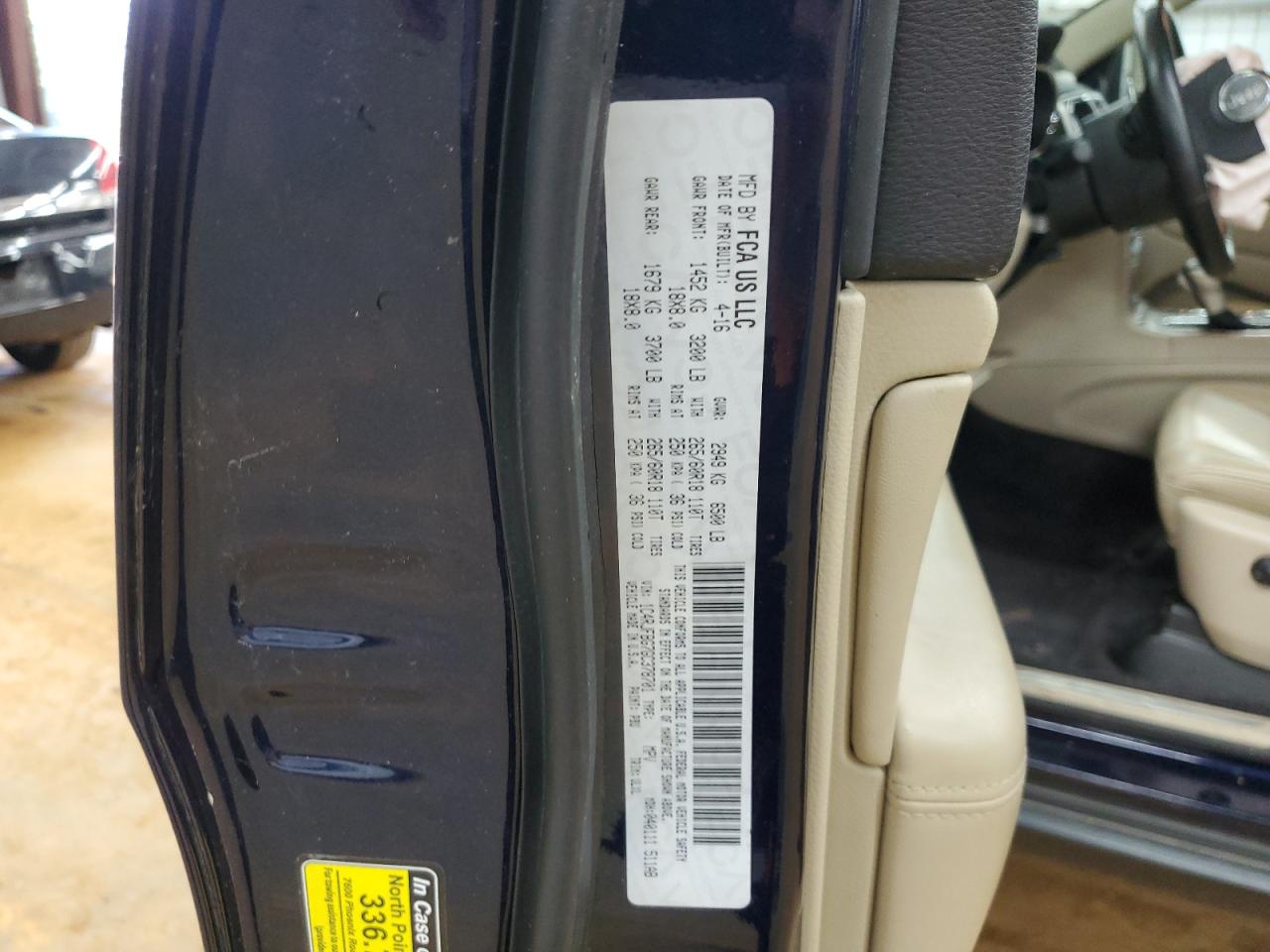 2016 Jeep Grand Cherokee Limited VIN: 1C4RJFBG7GC378701 Lot: 81993175