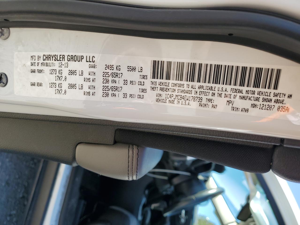 2014 Jeep Cherokee Latitude VIN: 1C4PJMCB4EW178739 Lot: 89908775