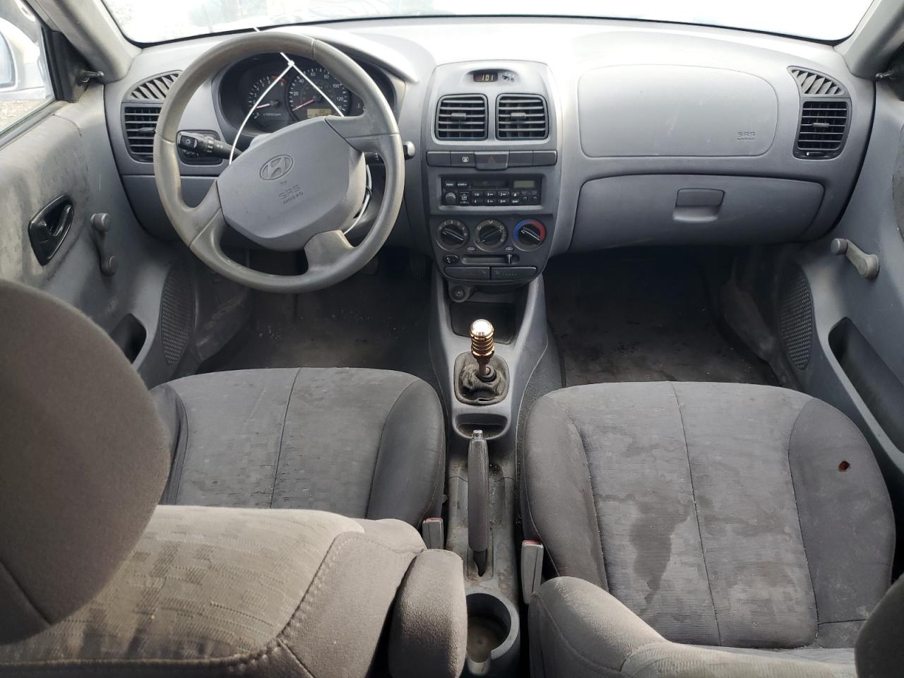 2005 Hyundai Accent Gl VIN: KMHCG45C25U604342 Lot: 85380125