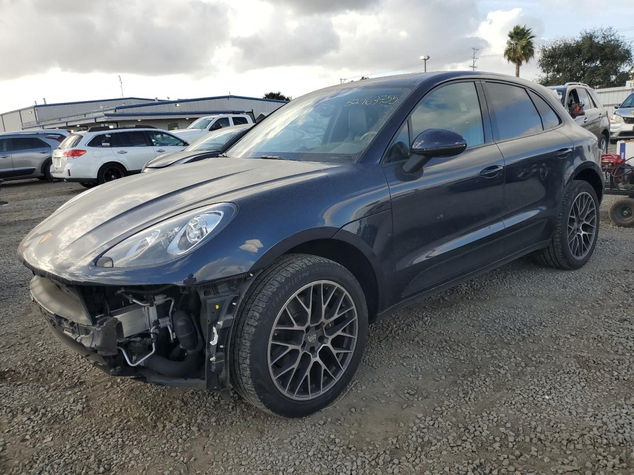 2018 PORSCHE MACAN BLUE VIN: WP1AA2A54JLB08482