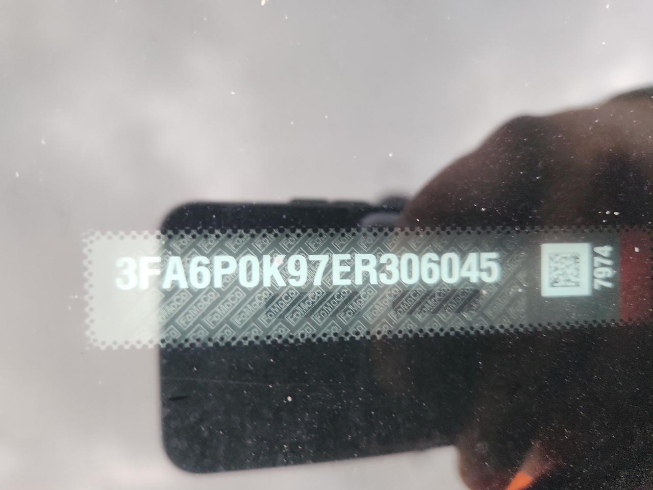 2014 Ford Fusion Titanium VIN: 3FA6P0K97ER306045 Lot: 72088675