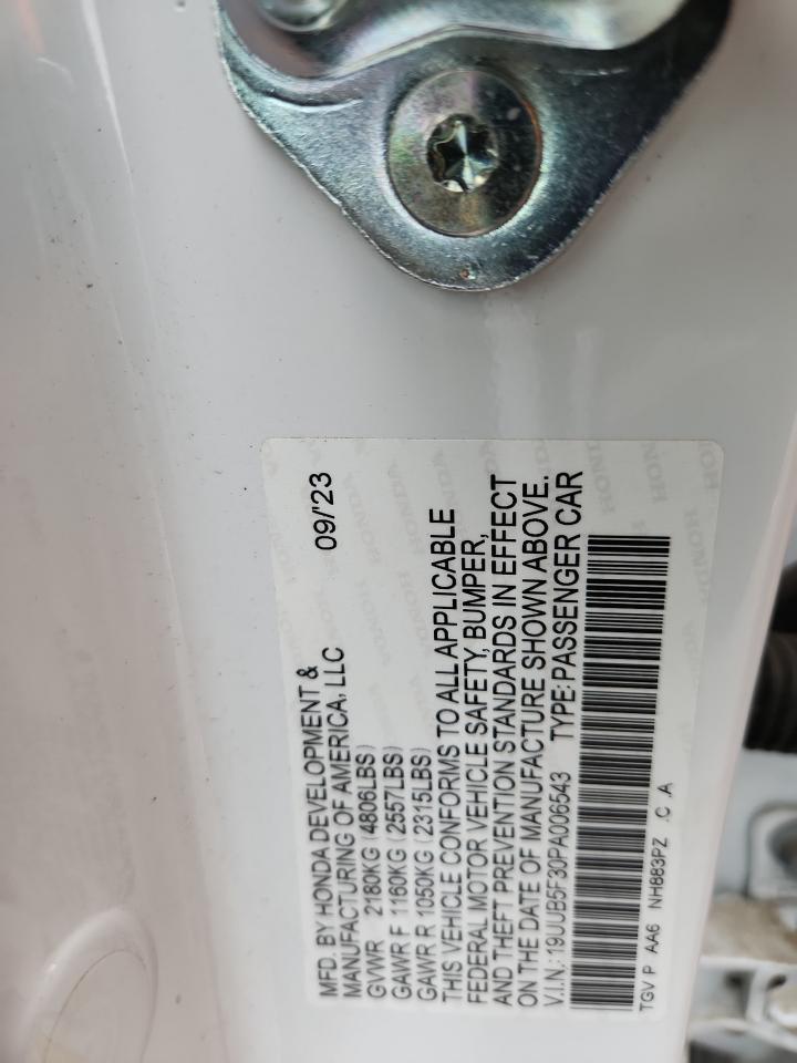 2023 Acura Tlx VIN: 19UUB5F30PA006543 Lot: 89920575