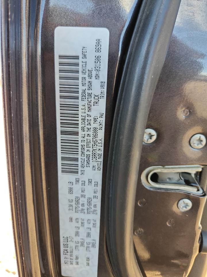 2017 Ram 1500 St VIN: 1C6RR7KT5HS706000 Lot: 81991845