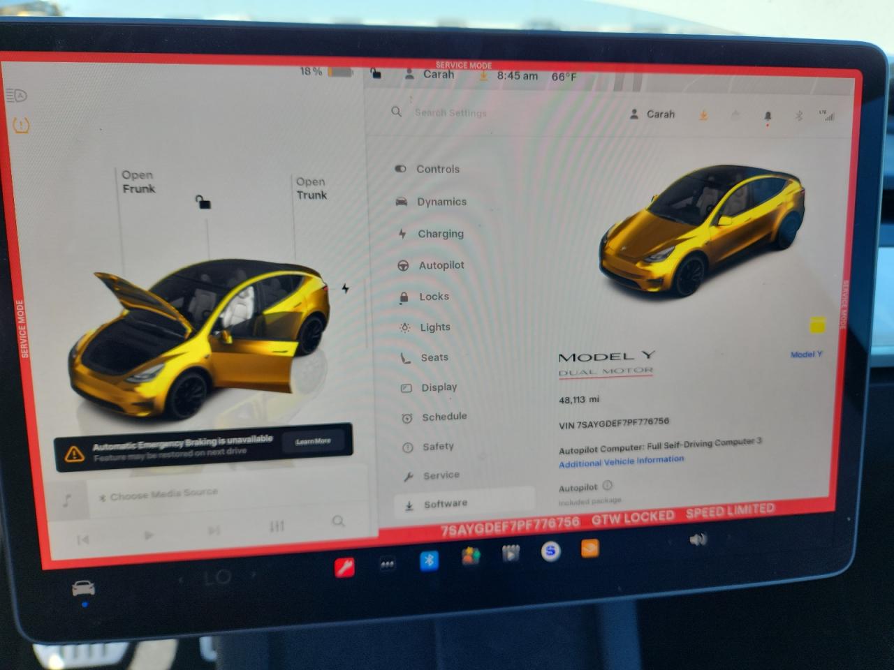 2023 Tesla Model Y VIN: 7SAYGDEF7PF776756 Lot: 85564045