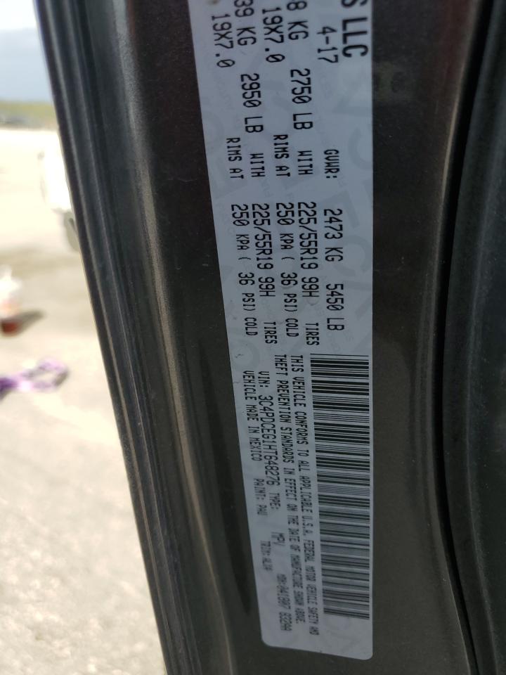 2017 Dodge Journey Gt VIN: 3C4PDCEG1HT648276 Lot: 84570215