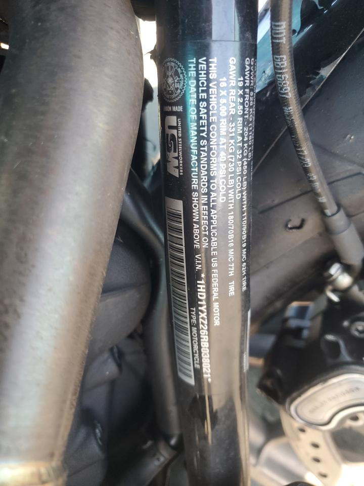 2024 Harley-Davidson Fxlrst VIN: 1HD1YXZ26RB038021 Lot: 80887495