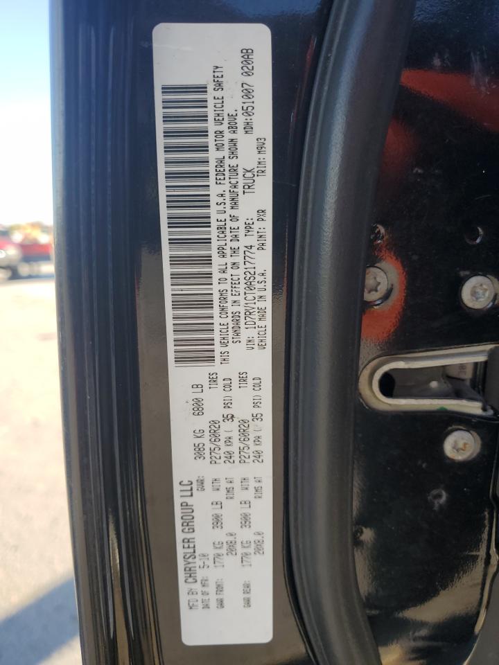 2010 Dodge Ram 1500 VIN: 1D7RV1CT0AS217774 Lot: 86763525