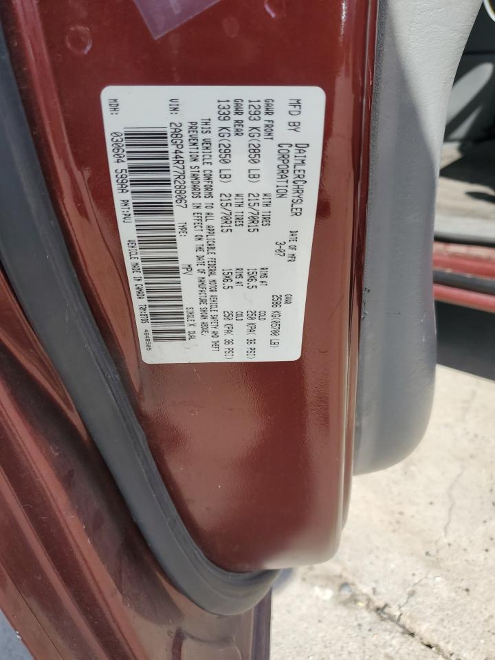 2007 Chrysler Town & Country Lx VIN: 2A8GP44R77R288067 Lot: 84473795