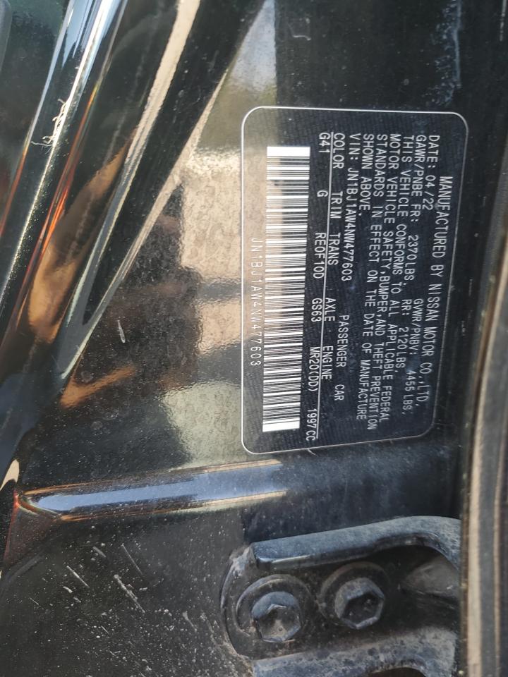 2022 Nissan Rogue Sport S VIN: JN1BJ1AW4NW477603 Lot: 85124995