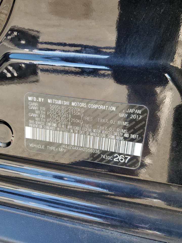 2017 Mitsubishi Outlander Gt VIN: JA4JZ4AX4HZ056036 Lot: 82395025
